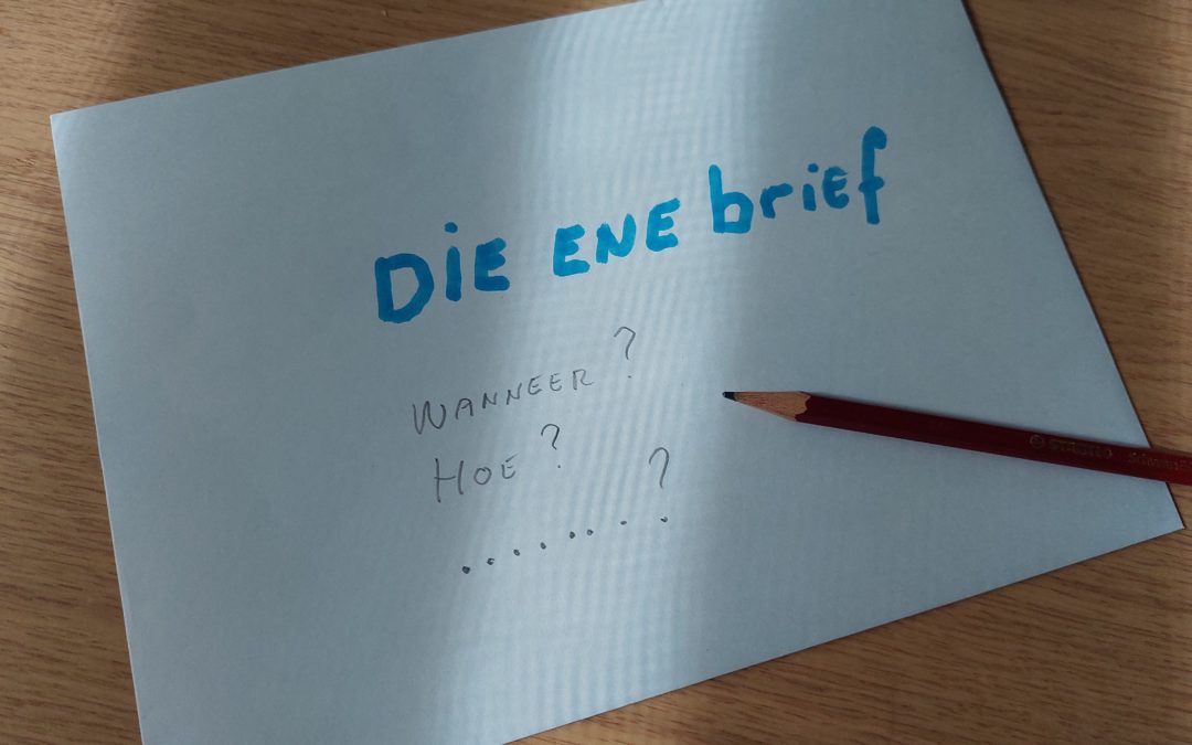 Een brief schrijven na Transplantatie